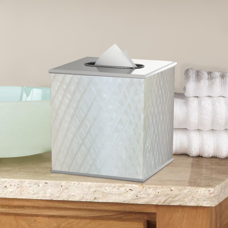Couvercle de boîte à mouchoirs en acier inoxydable de haute qualité