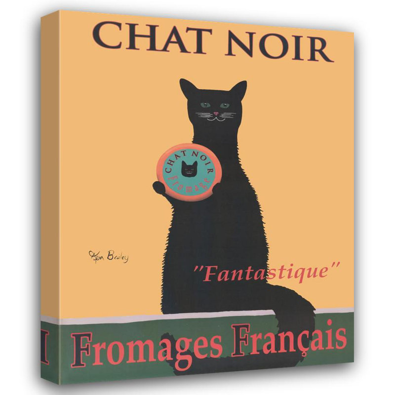 Chat Noir, 18" H x 14" W
