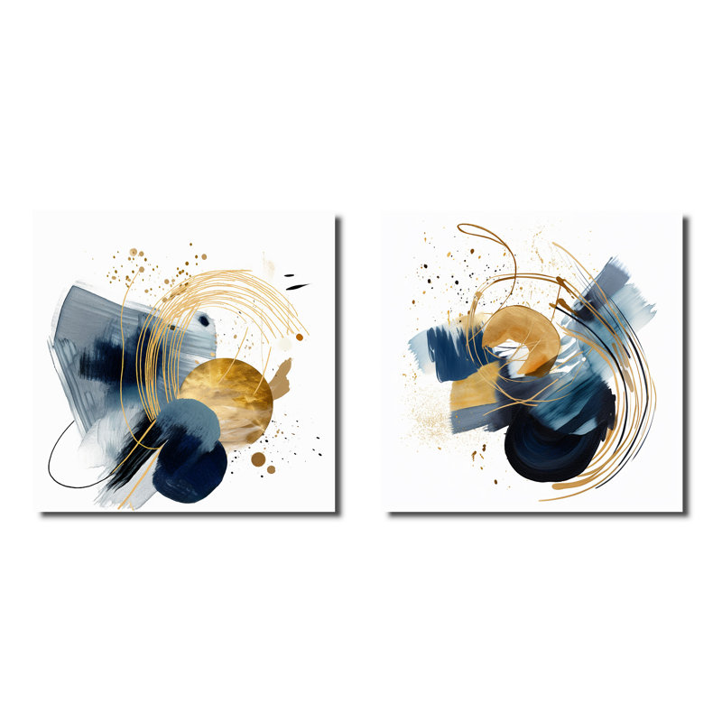 «Cristal» 2 pièces - Cristal, H 16 po x l 33 po, Toile tendue