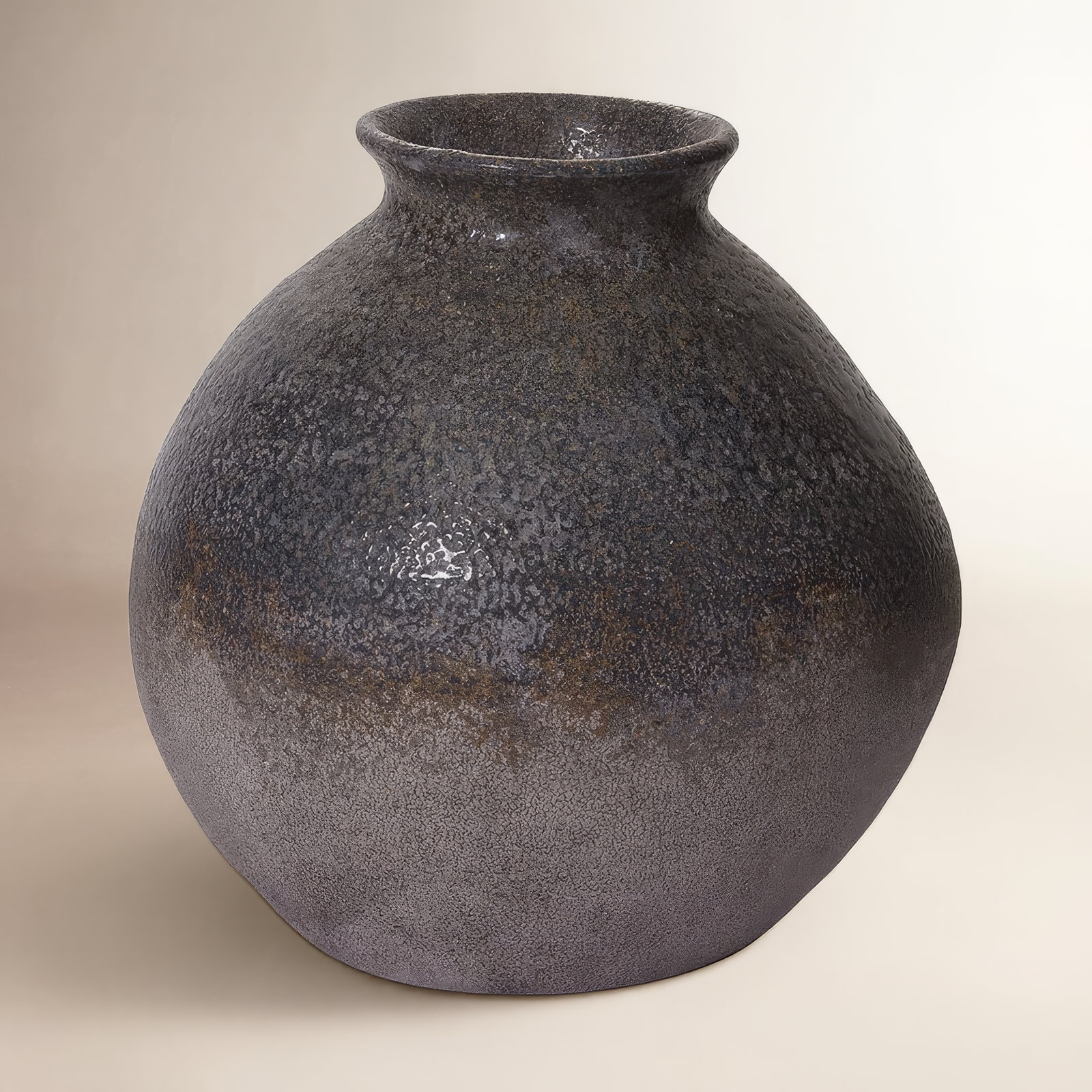 Donia Handmade Terracotta Table Vase, 12.25" H x 12" W x 12" D
