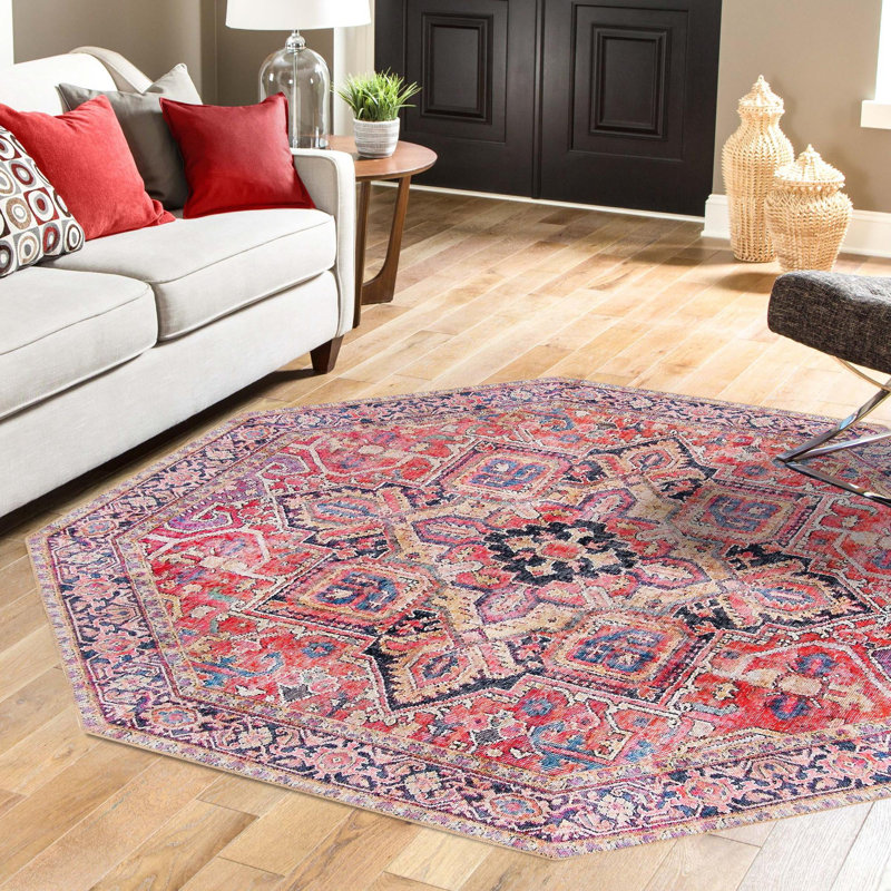 Oppie Oriental Indoor Rug, Octagon 7'6"