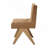 Zoey 7-Piece Light Oak Finish Dining Set with Upholstered Chairs and Rectangular Pedestal Table