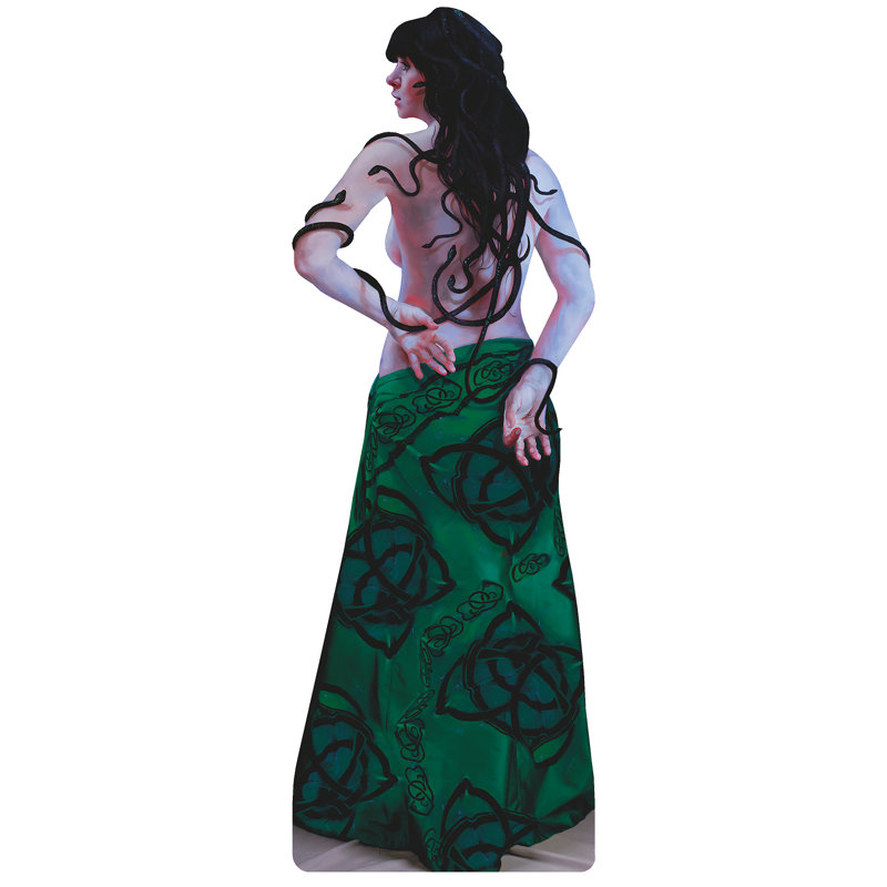 «Medusa Greek Mythology» en carton debout