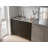 Utility Sink Cabinet, Burwood, Black, Width X 39.3
