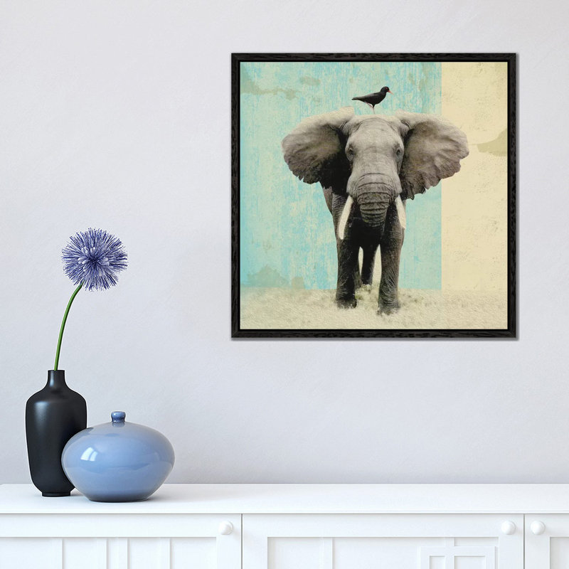 Friends For Life Paint by Vin Zzep - Print on Canvas, Black Framed, 45.72 cm H x 45.72 cm W