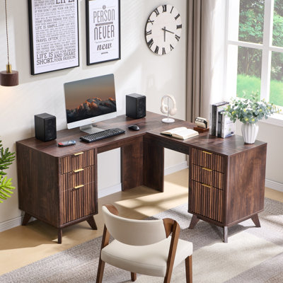 Bureau de direction en L 59 po