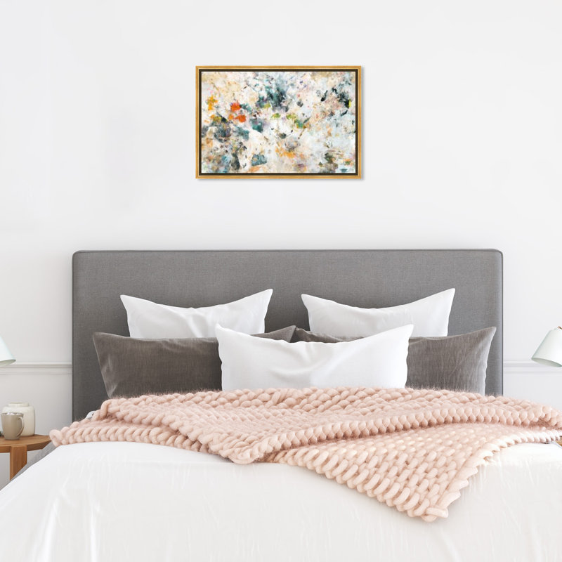 Marcona - Impression sur toile, H 16 po x l 24 po, Toile avec cadre doré