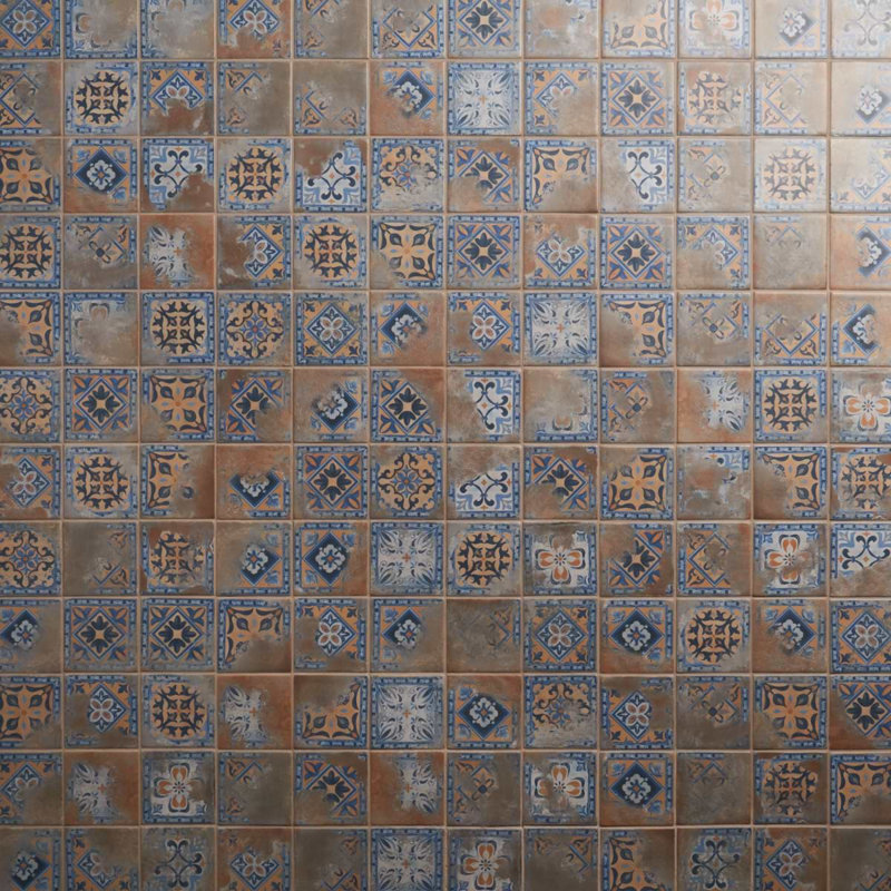 Atlas 3.39 In. X 3.93 In. Square Matte Porcelain Floor And Wall Tile (4.73 Sq. Ft. / Case)