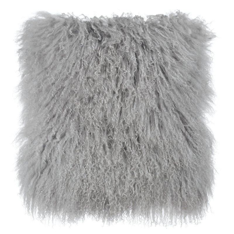 Housse et insert de coussin carré Duran, Gris