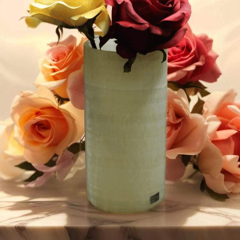 Beige Onyx Flower Vase