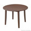 Ensemble de table de salle à manger ronde, table de salle à manger pliante en bois et chaises rembourrées, conception compacte pour petits appartements et salles à manger-1632532957-1632532947