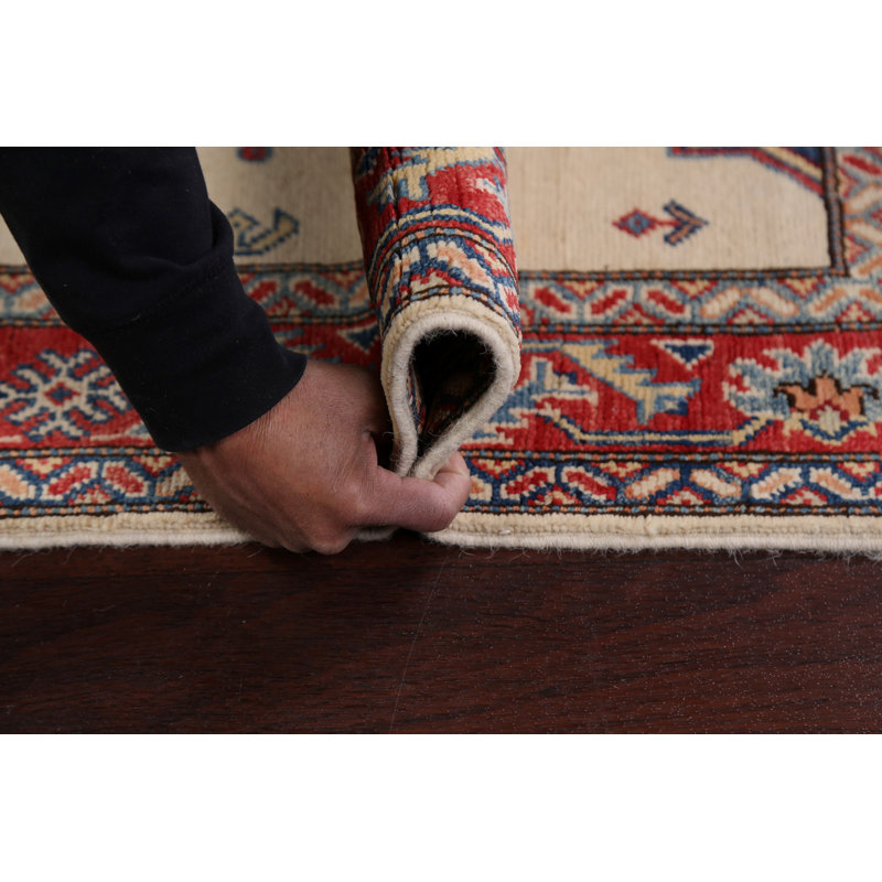 Tapis de couloir unique en laine noué à la main 2 pi 10 po x 9 pi 8 po New Age