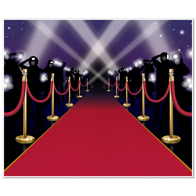 Décoration murale tapis rouge insta-murale
