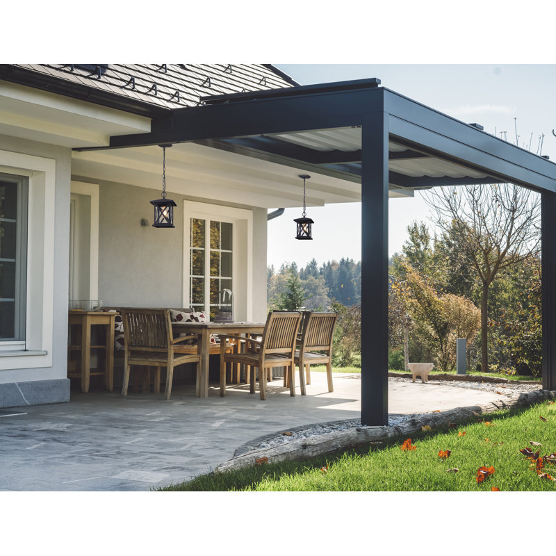 Lanterne suspendue d’extérieur h 11,75 po 1 ampoule noir Hackler