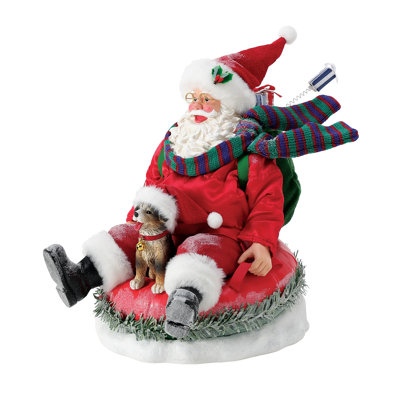 Figurine de père Noël en neige possible