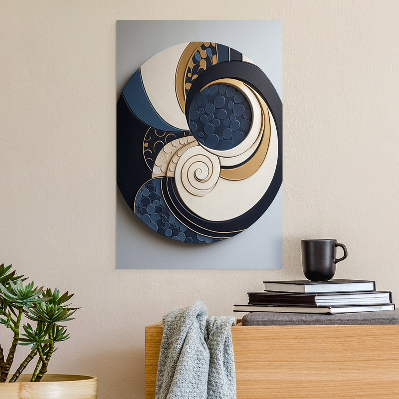 Série ABSTRACT DLIV - Impression sur toile seulement - NON CADRE, H 60 po x l 40 po