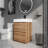 24 Inch Elegant Bath Vanity with Undermount Sink, Soft-Close Doors and Two Drawers-730891033