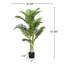 Ensemble de 2 palmiers artificiels 61 po avec pots artificiels en plastique noir