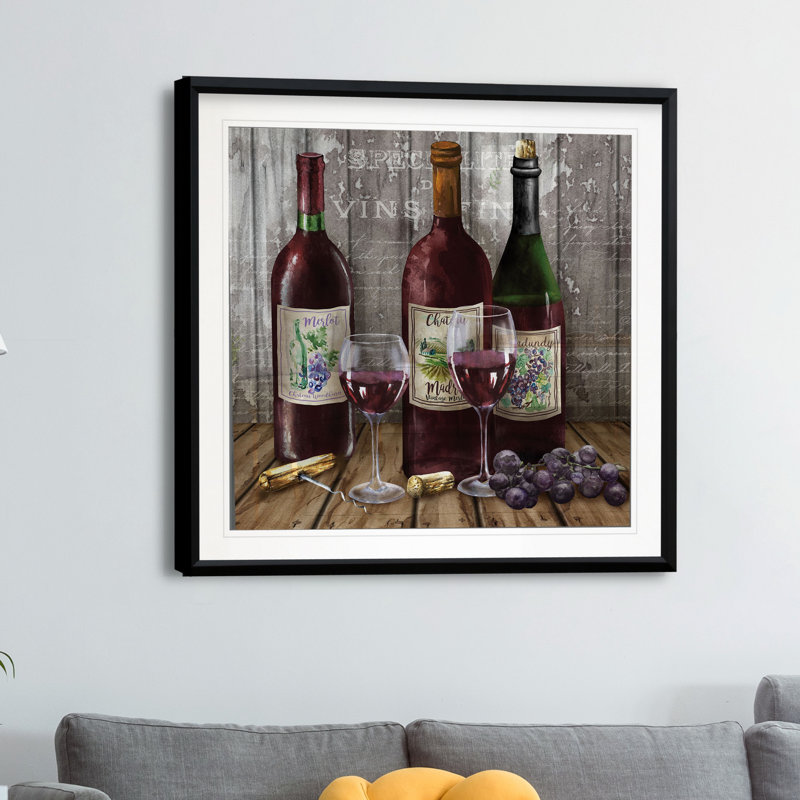 Delicieuse II - reproduction de peinture encadrée, H 17,5 po x l 17,5 po x P 1,5 po