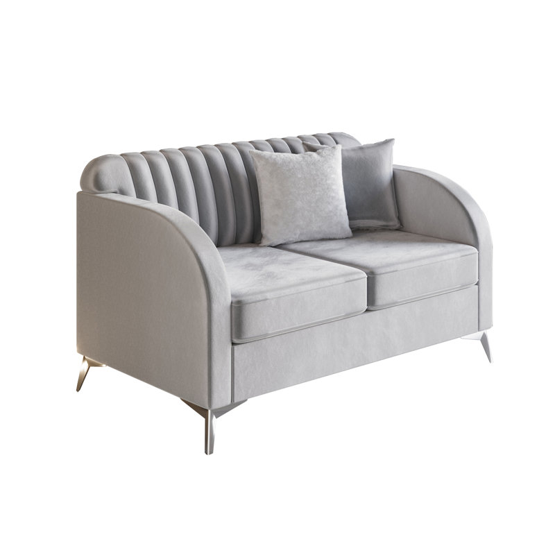 Cheribin 52.4'' Velvet Loveseat