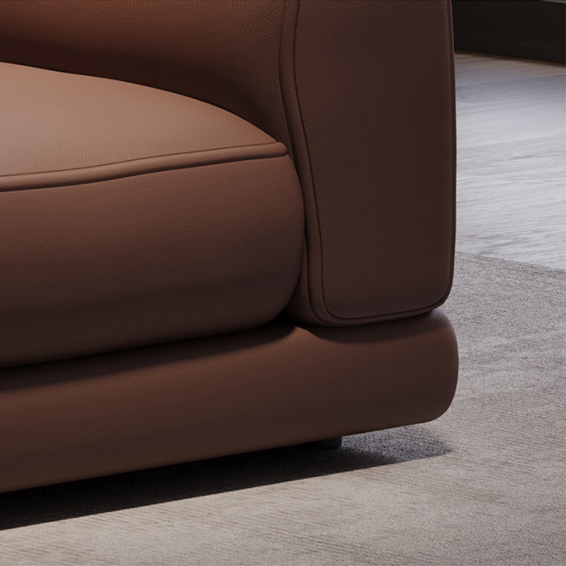 Chaise longue moderne, confortable et simple, Café, Orienté à droite