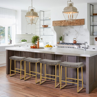 Gold Bar Stools & Counter Stools You'll Love | Wayfair