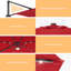 Rosell 132" Lighted Cantilever Umbrella-1874627535