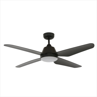 Aria 52in 4-Blades Indoor/Outdoor Ceiling Fan with Remote Control and Light