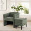 Fauteuil demi-tonneau avec repose-pieds -828744749