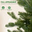 Set of Two 4 ft Green Artificial Christmas Trees, Pre-Lit for Indoor Holiday Decor