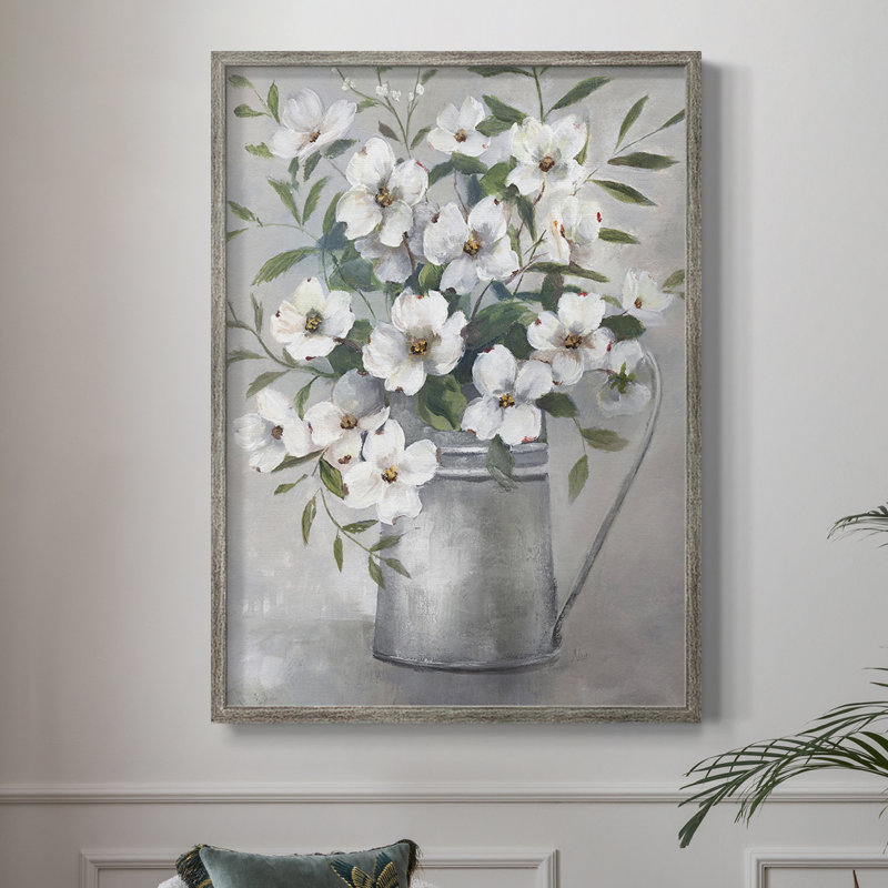 Cadeaux du printemps II, reproduction encadrée - bois massif 48323, H 11 po x l 9 po