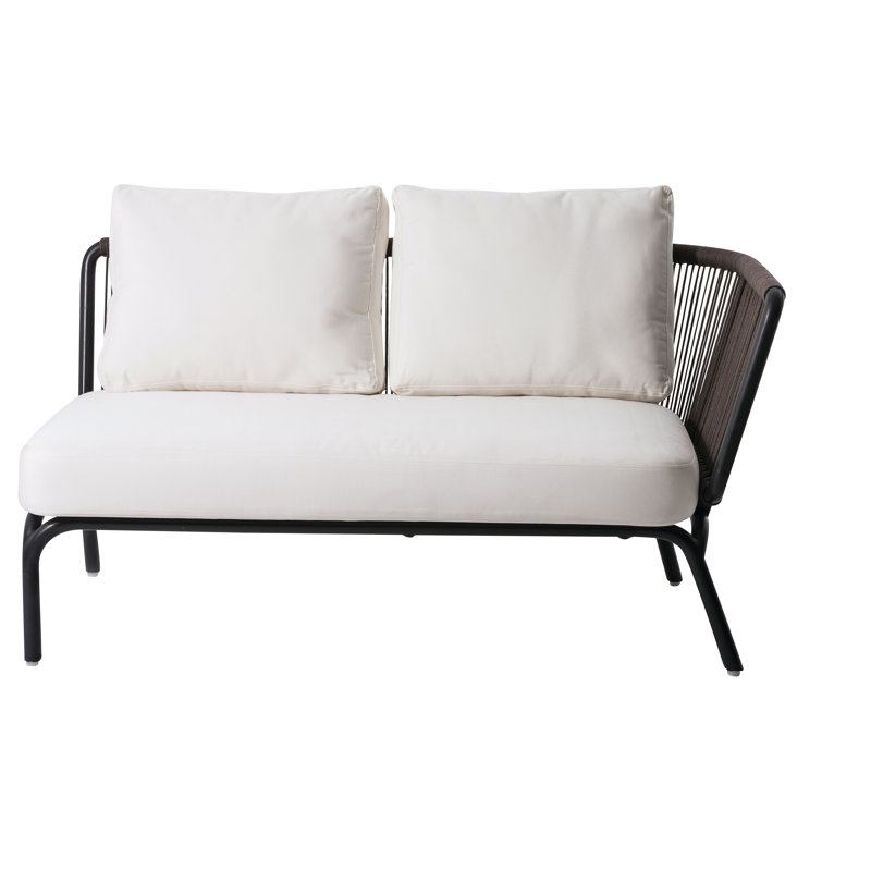 Yland Outdoor Chaise Lounge, White, Lanten Slate
