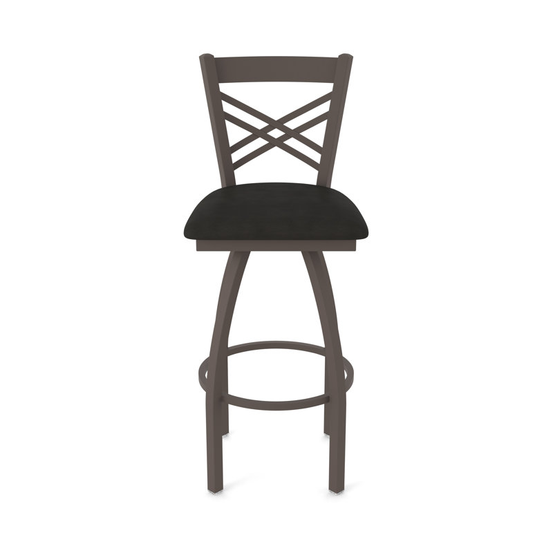 Tabouret pivotant 820 Catalina, Bronze, Vinyle - espresso Canter, Tabouret de bar (siège d'une hauteur de 30 po)