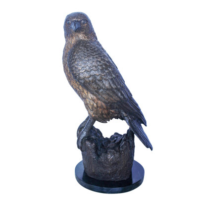 Statue de jardin en bronze oiseaux de la collection Nifao
