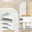 45cm W Manufactured Wood Bedside Table