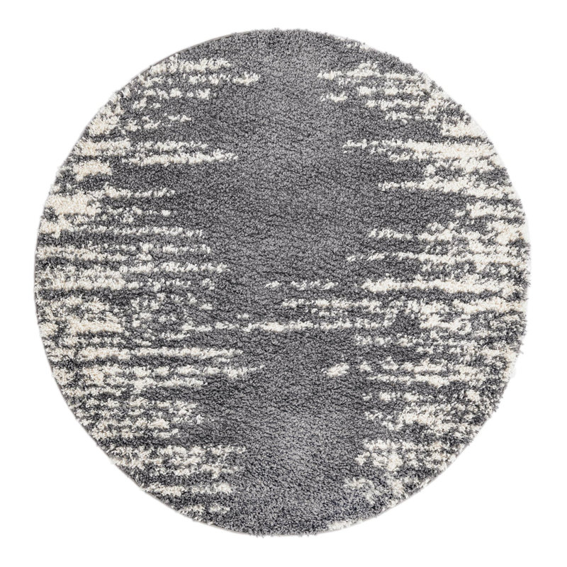 Knupp Abstract Indoor Rug, Round 5'3"