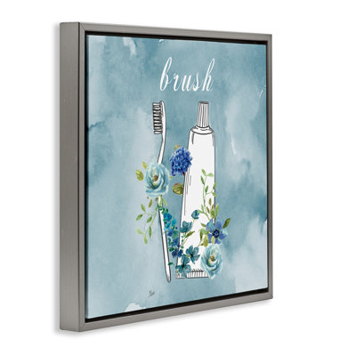 Cadre flottant floral Floral Rules, par Nan