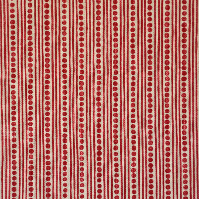 Wicklewood Reverse 100% Linen Fabric, Red