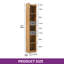 180cm H x 30cm W Standard Bookcase-1751724825