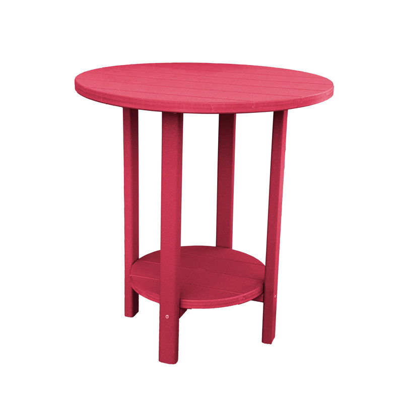 Gloridine Outdoor Pub Table, Cranberry