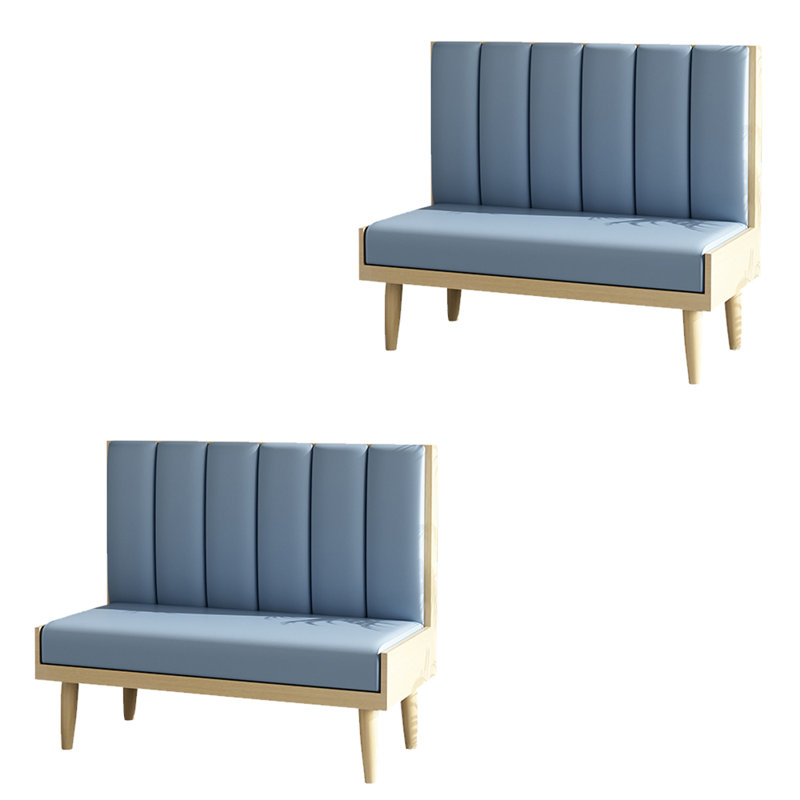 Banc rembourré en similicuir Vintage Upscale