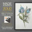 «Blue Tulip Picks I», reproduction encadrée de qualité supérieure - prête à être accrochée - aucun clou requis - aucun clou requis-338982203-338982219