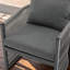 Méridienne d'extérieur, fauteuil d'appoint tissé pour patio avec coussin-1395759461