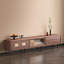 Nut-brown Solid Wood TV Stands-546265047
