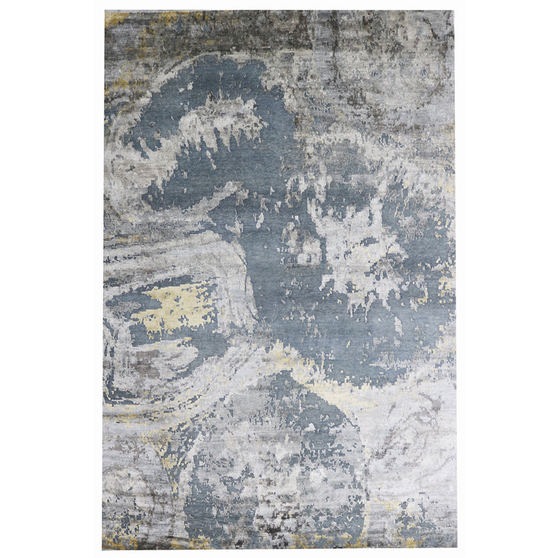 Abstract Area Rug, Rectangle 6' x 9'