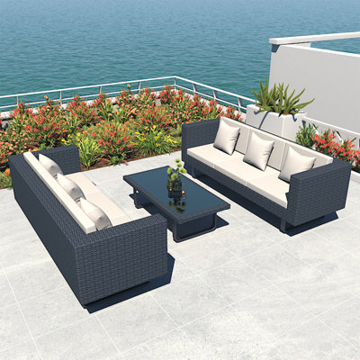 Sharonna 6 - Person Patio Conversation Set