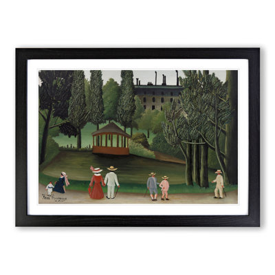 View of Montsouris Park by Henri Rousseau - Picture Frame Painting