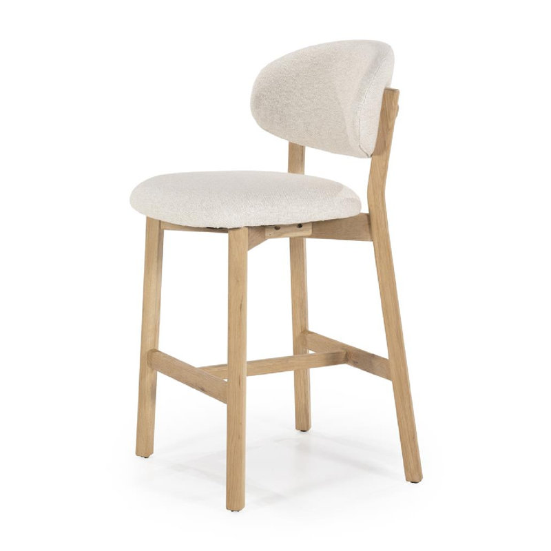 Mikky Barstool, Beige, Natural