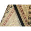 High-Quality Hand-Knotted Black And Ivory Area Rug