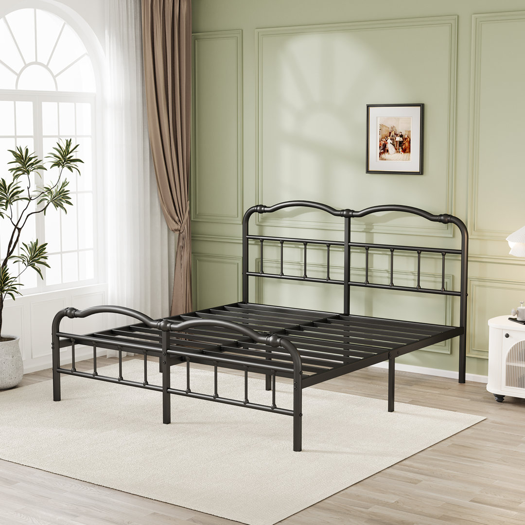 Rinalds Open-Frame Bed Winston Porter 